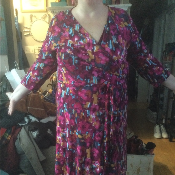 Women’s jersey wrap dress - Picture 5 of 5